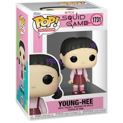 Funko POP! TV: Squid Game Young HEE Offizielles Drama Merch Vinyl Sammelfigur als Regal Deko Geschenkidee zum Geburtstag für Fans und Sammler Funko POP! TV: Squid Game Young HEE Offizielles Drama Merch Vinyl Sammelfigur als Regal Deko Geschenkidee zum Geburtstag für Fans und Sammler