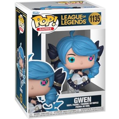 Funko POP! Games: League of Legends Gwen Offizielles Gaming Merch Vinyl Sammelfigur als Regal Deko Geschenkidee zum Geburtstag für Fans und Sammler Funko POP! Games: League of Legends Gwen Offizielles Gaming Merch Vinyl Sammelfigur als Regal Deko Geschenkidee zum Geburtstag für Fans und Sammler