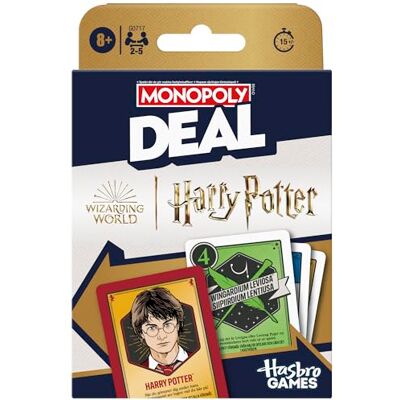 Hasbro Monopoly Deal: Harry Potter-Kartenspiel Finnisch-schwedische Version Hasbro Monopoly Deal: Harry Potter-Kartenspiel Finnisch-schwedische Version