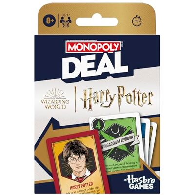 Hasbro Monopoly Deal Kartenspiel Harry Potter Niederländische Version Hasbro Monopoly Deal Kartenspiel Harry Potter Niederländische Version