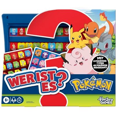 Hasbro Wer ist es? Pokémon Edition Spiel 48 Pokémon lustige Kinderbrettspiele für Familien 2 Spieler 15 Min. Spiel für die Reise ab 6 Jahren Deutsche Version Hasbro Wer ist es? Pokémon Edition Spiel 48 Pokémon lustige Kinderbrettspiele für Familien 2 Spieler 15 Min. Spiel für die Reise ab 6 Jahren Deutsche Version