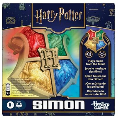 Hasbro Simon Harry Potter Edition elektronisches Hogwarts Handheld-Merkspiel für Kinder Lichter und Geräusche offiziell lizenziert 1 oder mehr Spieler ab 8 Jahren Hasbro Simon Harry Potter Edition elektronisches Hogwarts Handheld-Merkspiel für Kinder Lichter und Geräusche offiziell lizenziert 1 oder mehr Spieler ab 8 Jahren