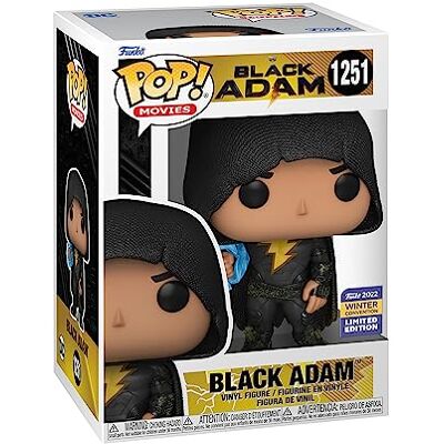 POP Funko Movies: DC Black Adam with Cloak Amazon Exclusive Offizielles Superheroes Merch Vinyl Sammelfigur als Regal Deko Geschenkidee zum Geburtstag für Fans und Sammler POP Funko Movies: DC Black Adam with Cloak Amazon Exclusive Offizielles Superheroes Merch Vinyl Sammelfigur als Regal Deko Geschenkidee zum Geburtstag für Fans und Sammler