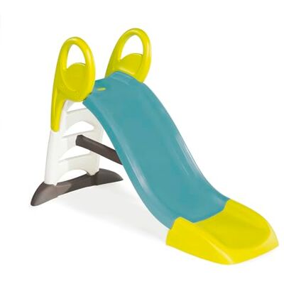Smoby GM Rutsche – kompakte Kinderrutsche mit Wasseranschluss, 1,5 Meter lang, mit Rutschauslauf, Verstrebung, Haltegriffen, für Kinder ab 2 Jahren Smoby GM Rutsche – kompakte Kinderrutsche mit Wasseranschluss, 1,5 Meter lang, mit Rutschauslauf, Verstrebung, Haltegriffen, für Kinder ab 2 Jahren
