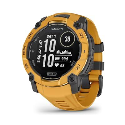 Garmin Instinct 3 50mm SOLAR – GPS-Multisport-Smartwatch, 1,1" Display, bis zu 40 Tage Akkulaufzeit, 80+ Sport-Apps, Navigationsfunktion, smarte Features, LED-Taschenlampe, wasserdicht Garmin Instinct 3 50mm SOLAR – GPS-Multisport-Smartwatch, 1,1" Display, bis zu 40 Tage Akkulaufzeit, 80+ Sport-Apps, Navigationsfunktion, smarte Features, LED-Taschenlampe, wasserdicht