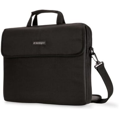 Kensington Laptop Tasche, Klassische Tasche für 15,6 Zoll Laptops mit Tragegriff und Schultergurt für Männer und Frauen, schwarz, K62562EU Kensington Laptop Tasche, Klassische Tasche für 15,6 Zoll Laptops mit Tragegriff und Schultergurt für Männer und Frauen, schwarz, K62562EU