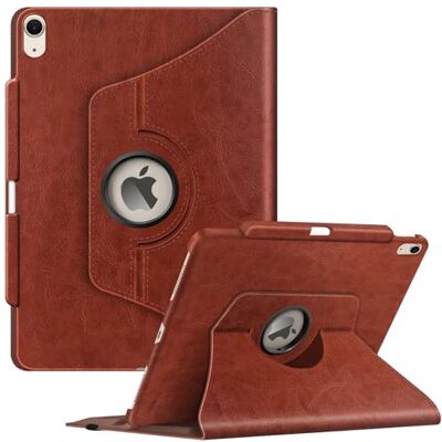 FINTIE Drehbare Schutzhülle für iPad Air 13 Zoll (M2) 2024 mit Stifthalter, um 360° drehbar, Schutzhülle mit automatischer Wake/Sleep-Funktion, Braun FINTIE Drehbare Schutzhülle für iPad Air 13 Zoll (M2) 2024 mit Stifthalter, um 360° drehbar, Schutzhülle mit automatischer Wake/Sleep-Funktion, Braun