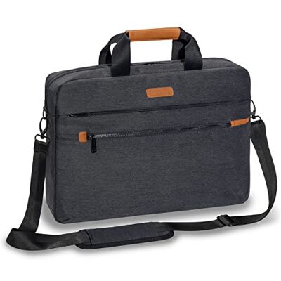 Pedea Laptoptasche Elegance Pro Notebook-Tasche 15,6 Zoll (39,6 cm) Umhängetasche mit Schultergurt und Tablet-PC Fach bis 11 Zoll (27,96 cm), Grau Pedea Laptoptasche Elegance Pro Notebook-Tasche 15,6 Zoll (39,6 cm) Umhängetasche mit Schultergurt und Tablet-PC Fach bis 11 Zoll (27,96 cm), Grau
