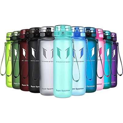 Super Sparrow Sparrow Trinkflasche 500ml/750ml/1L BPA-frei Tritan Wasserflasche 1-Klick Sportflasche, Auslaufsicher, Leicht, Spülmaschinenfest, Flip Top Flaschen, Sport, Schule, Fitness, Gym, Büro, Reisen, Fahrrad Super Sparrow Sparrow Trinkflasche 500ml/750ml/1L BPA-frei Tritan Wasserflasche 1-Klick Sportflasche, Auslaufsicher, Leicht, Spülmaschinenfest, Flip Top Flaschen, Sport, Schule, Fitness, Gym, Büro, Reisen, Fahrrad