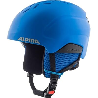 ALPINA PIZI Leichter, bruchfester & individuell anpassbarer Skihelm für Kinder, mit abnehmbaren Ohrenpolstern Blue matt S (46-51 cm) ALPINA PIZI Leichter, bruchfester & individuell anpassbarer Skihelm für Kinder, mit abnehmbaren Ohrenpolstern Blue matt S (46-51 cm)