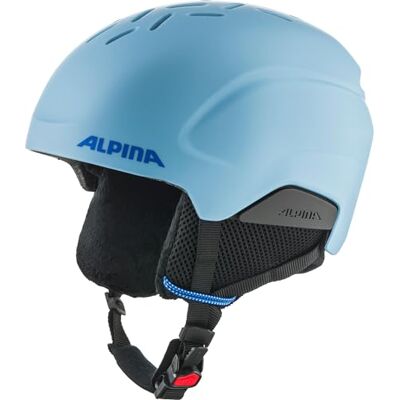 ALPINA PIZI Leichter, bruchfester & individuell anpassbarer Skihelm für Kinder, mit abnehmbaren Ohrenpolstern Smoke-Blue matt S (46-51 cm) ALPINA PIZI Leichter, bruchfester & individuell anpassbarer Skihelm für Kinder, mit abnehmbaren Ohrenpolstern Smoke-Blue matt S (46-51 cm)