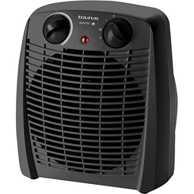 Taurus New Gobi Heizlüfter 2000W, 2 Heizstufen, Thermostat, schwarz Ventilatorfunktion, Überhitzungsschutz und Tragegriff; bis 20 m² Taurus New Gobi Heizlüfter 2000W, 2 Heizstufen, Thermostat, schwarz Ventilatorfunktion, Überhitzungsschutz und Tragegriff; bis 20 m²