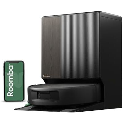 Irobot Roomba 875 Saugroboter, AutoWash Basis, 35.000 Pa, Heißwasserwischen LiDAR- und KI-Navigation, 14,5 mm Wischpad-Anhebung, 80 °C Wischpadwäsche, 4-L-Frischwassertank, 3,5-L-Abwassertank Irobot Roomba 875 Saugroboter, AutoWash Basis, 35.000 Pa, Heißwasserwischen LiDAR- und KI-Navigation, 14,5 mm Wischpad-Anhebung, 80 °C Wischpadwäsche, 4-L-Frischwassertank, 3,5-L-Abwassertank