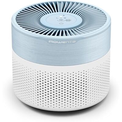 Rowenta Pure Air Mini Luftreiniger, für zu Hause, ultrakompakte Größe bis 22 m², extrem leiser Nachtmodus, 3-in-1 Filterung, HEPA Allergy+, Weiß/Blau, PU1520F0 Rowenta Pure Air Mini Luftreiniger, für zu Hause, ultrakompakte Größe bis 22 m², extrem leiser Nachtmodus, 3-in-1 Filterung, HEPA Allergy+, Weiß/Blau, PU1520F0