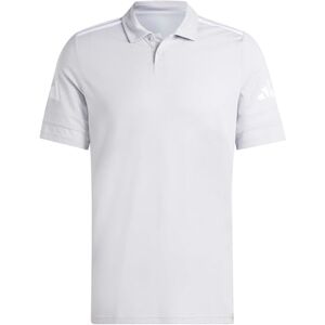 adidas Men's SQUADRA25 Cotton Polo, Team Light Grey/White, L adidas Men's SQUADRA25 Cotton Polo, Team Light Grey/White, L