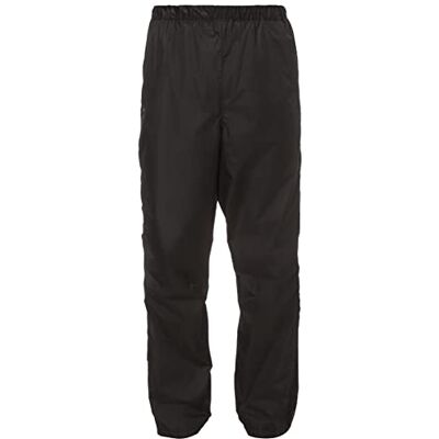 VAUDE Regenhose Herren Fluid Full-zip Pants II – Schwarz – Gr. XL VAUDE Regenhose Herren Fluid Full-zip Pants II – Schwarz – Gr. XL