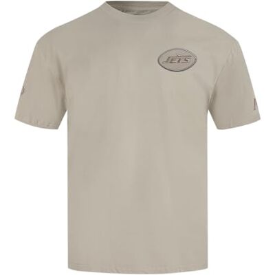 Pro Standard Mens NFL New York Jets Neutral Short Sleeve Tee Taupe XL Pro Standard Mens NFL New York Jets Neutral Short Sleeve Tee Taupe XL