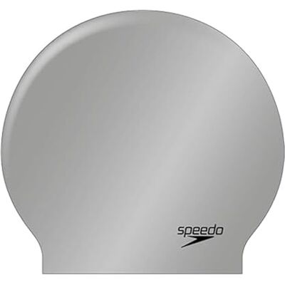Speedo Biofuse Protective Badekappe für Unisex Erwachsene, Silber, XL Speedo Biofuse Protective Badekappe für Unisex Erwachsene, Silber, XL