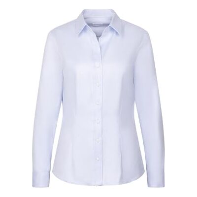 Seidensticker Damen Bluse Hemdbluse Kelchkragenbluse Klassisch Elegant Bügelleicht Slim Fit Kurzarm Uni 100% Baumwolle Seidensticker Damen Bluse Hemdbluse Kelchkragenbluse Klassisch Elegant Bügelleicht Slim Fit Kurzarm Uni 100% Baumwolle
