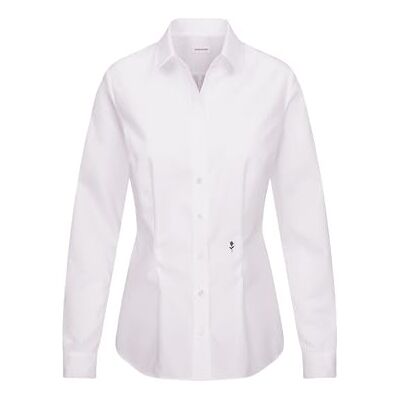 Seidensticker Damen Bluse Hemdbluse Kelchkragenbluse Klassisch Elegant Bügelleicht Slim Fit Kurzarm Uni 100% Baumwolle Seidensticker Damen Bluse Hemdbluse Kelchkragenbluse Klassisch Elegant Bügelleicht Slim Fit Kurzarm Uni 100% Baumwolle