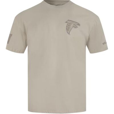 Pro Standard Mens NFL Atlanta Falcons Neutral Short Sleeve Tee Taupe S Pro Standard Mens NFL Atlanta Falcons Neutral Short Sleeve Tee Taupe S