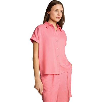 TOM TAILOR Damen 1049799 Bluse, 40506-Soft Fuchsia Pink, 38 TOM TAILOR Damen 1049799 Bluse, 40506-Soft Fuchsia Pink, 38
