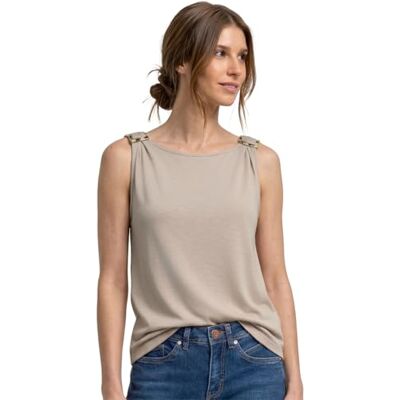 Street One Top mit Schulterdetail Clay Sand 34 Street One Top mit Schulterdetail Clay Sand 34