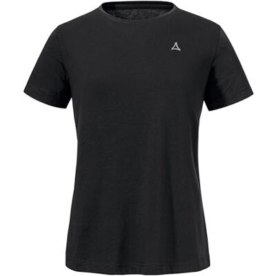 Schöffel Damen T Shirt Hohberg L, schnell trocknendes Funktionsshirt, Wandershirt mit Rundhalsausschnitt zum Wandern und Bergsteigen Schöffel Damen T Shirt Hohberg L, schnell trocknendes Funktionsshirt, Wandershirt mit Rundhalsausschnitt zum Wandern und Bergsteigen