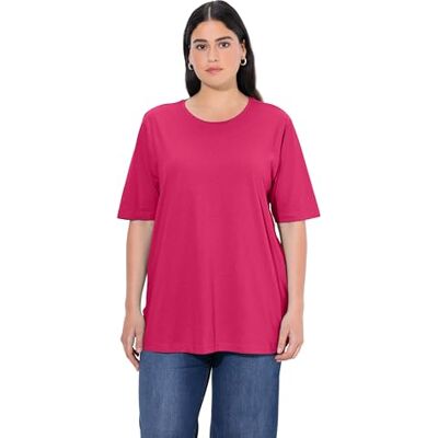 Ulla Popken Damen Shirt magentapink 58+ Ulla Popken Damen Shirt magentapink 58+