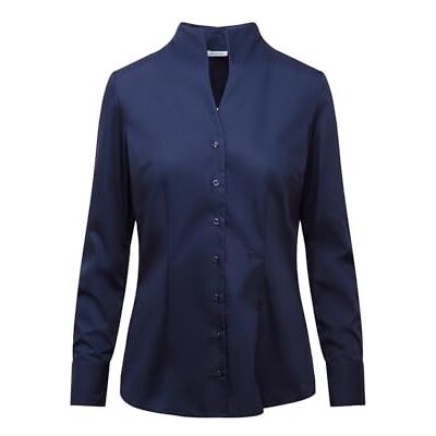 Seidensticker Damen Bluse Hemdbluse Kelchkragenbluse Klassisch Elegant Bügelleicht Slim Fit Kurzarm Uni 100% Baumwolle Seidensticker Damen Bluse Hemdbluse Kelchkragenbluse Klassisch Elegant Bügelleicht Slim Fit Kurzarm Uni 100% Baumwolle