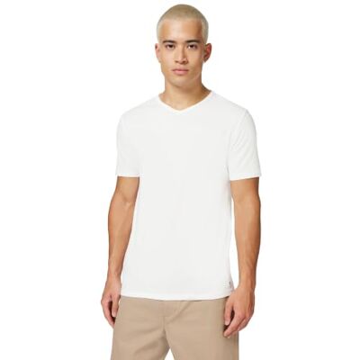 Tommy Hilfiger Men's Stretch Vn Tee Ss 3Pack UM0UM03929 S/S T-Shirt, Multi (Black/White/Grey Heather), S Tommy Hilfiger Men's Stretch Vn Tee Ss 3Pack UM0UM03929 S/S T-Shirt, Multi (Black/White/Grey Heather), S