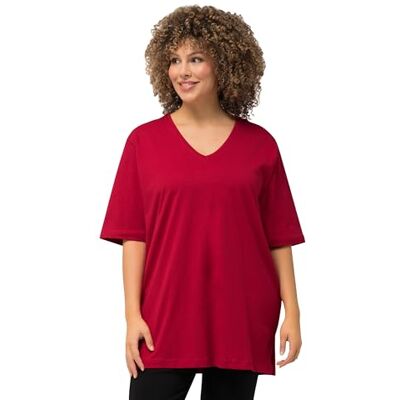 Ulla Popken Damen Shirt mohn 66+ Ulla Popken Damen Shirt mohn 66+