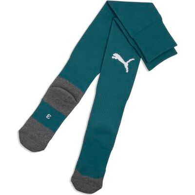 PUMA Herren Teamliga Core Fußballsocken, Emerald Ice- White, 2 EU PUMA Herren Teamliga Core Fußballsocken, Emerald Ice- White, 2 EU