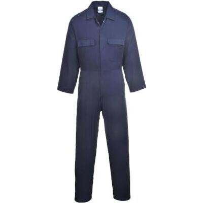 Portwest S998 Euro Baumwoll Overall 1 Gesäßtaschen Elastischer Bund Leicht Marine, XL, UPF 50+, 100% Baumwolle, Einer Zollstock-Tasche, Atmungsaktiv, Druckknopfleiste, Strapazierfähig, Arbeitskleidung Portwest S998 Euro Baumwoll Overall 1 Gesäßtaschen Elastischer Bund Leicht Marine, XL, UPF 50+, 100% Baumwolle, Einer Zollstock-Tasche, Atmungsaktiv, Druckknopfleiste, Strapazierfähig, Arbeitskleidung