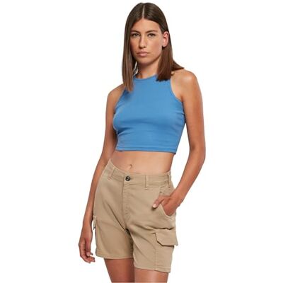 Urban Classics Damen Top Cropped Rib Top, Geripptes Top für Frauen, kurz geschnitten, Slim Fit, erhältlich in vielen Farbvarianten, Größen XS-5XL Urban Classics Damen Top Cropped Rib Top, Geripptes Top für Frauen, kurz geschnitten, Slim Fit, erhältlich in vielen Farbvarianten, Größen XS-5XL