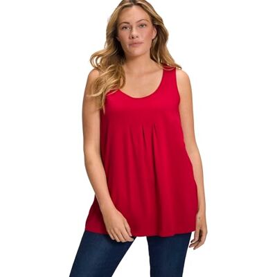 Ulla Popken Damen Strick-Top mohn 54+ Ulla Popken Damen Strick-Top mohn 54+