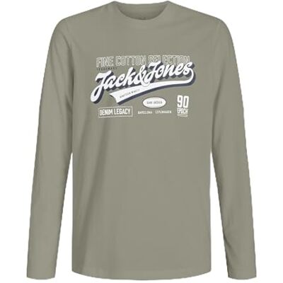 JACK & JONES Herren Jjelogo Tee Ls O-Neck 2 Col Aw26 Sn Jnr Jjelogo Tee Ls O-Neck 2 Col Aw26 Sn Jnr (1er Pack) JACK & JONES Herren Jjelogo Tee Ls O-Neck 2 Col Aw26 Sn Jnr Jjelogo Tee Ls O-Neck 2 Col Aw26 Sn Jnr (1er Pack)