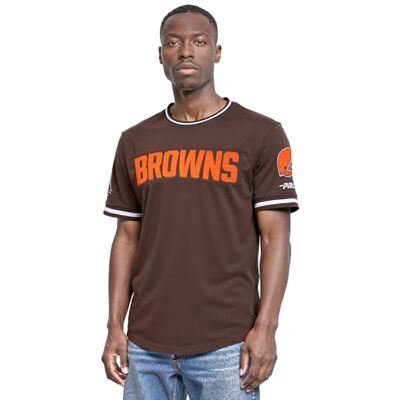Pro Standard Herren Mens NFL Classic Chenille Cotton Double Knit Short Sleeve Tee T‑Shirt Pro Standard Herren Mens NFL Classic Chenille Cotton Double Knit Short Sleeve Tee T‑Shirt