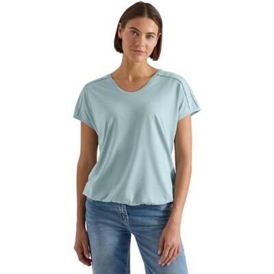 Cecil T-Shirt mit V-Neck und Spitzendetail Crystal Mint XS Cecil T-Shirt mit V-Neck und Spitzendetail Crystal Mint XS