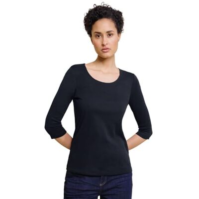 Street One Damen Style Pania T-Shirt, Deep Blue, 34 Street One Damen Style Pania T-Shirt, Deep Blue, 34