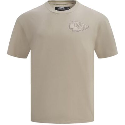 Pro Standard Mens NFL Kansas City Chiefs Neutral Short Sleeve Tee Taupe S Pro Standard Mens NFL Kansas City Chiefs Neutral Short Sleeve Tee Taupe S