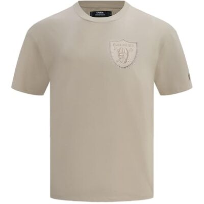 Pro Standard Mens NFL Las Vegas Raiders Neutral Short Sleeve Tee Taupe L Pro Standard Mens NFL Las Vegas Raiders Neutral Short Sleeve Tee Taupe L