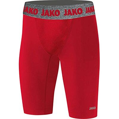 JAKO Herren Short Tights Compression 2.0, Sportrot, S JAKO Herren Short Tights Compression 2.0, Sportrot, S