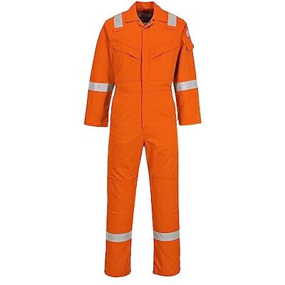 Portwest FR21 Leichter Anti-Statik Flammenresistenter Overall Reflektierend Portwest FR21 Leichter Anti-Statik Flammenresistenter Overall Reflektierend