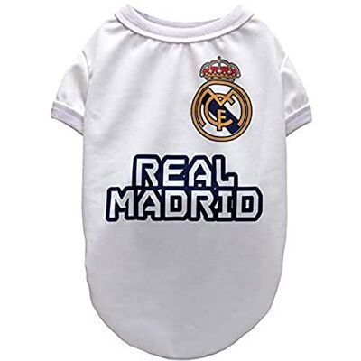 Real Madrid CYP Brands SH 01XS RM T-Shirt für Hunde, Größe XS, Mehrfarbig Real Madrid CYP Brands SH 01XS RM T-Shirt für Hunde, Größe XS, Mehrfarbig