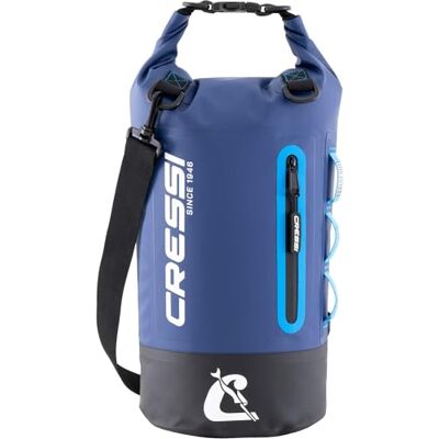 CRESSI seit 1946 Ocelot Dry Bag wasserdichte Unisex Tasche für Strand, Boot und Wassersport, Erhältlich in Klein, Mittel und Groß, Blau/Hellblau 10 L CRESSI seit 1946 Ocelot Dry Bag wasserdichte Unisex Tasche für Strand, Boot und Wassersport, Erhältlich in Klein, Mittel und Groß, Blau/Hellblau 10 L