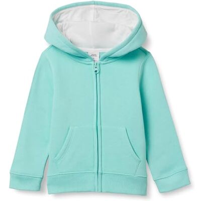 Amazon Essentials Kislány fleece kapucnis pulóver cipzárral, aqua - Pulóver Amazon Essentials Kislány fleece kapucnis pulóver cipzárral, aqua - Pulóver
