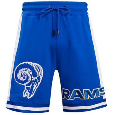 Pro Standard Mens NFL Los Angeles Rams Retro Classics Athletic Short Royal Blue M Pro Standard Mens NFL Los Angeles Rams Retro Classics Athletic Short Royal Blue M