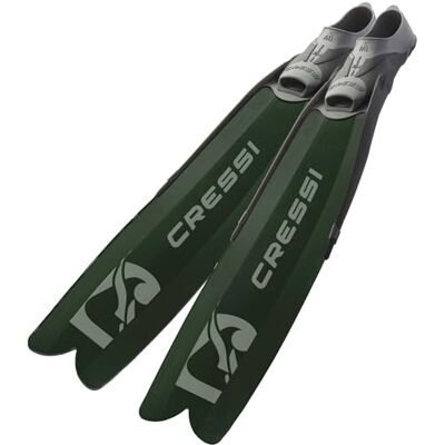 CRESSI Gara Modular Boost Fins Green Lange Flossen Ideal für fortgeschrittene Apnoe und Speerfischen, Grün/Schwarz, 44/45, Unisex Erwachsene CRESSI Gara Modular Boost Fins Green Lange Flossen Ideal für fortgeschrittene Apnoe und Speerfischen, Grün/Schwarz, 44/45, Unisex Erwachsene