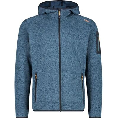 CMP F.lli Campagnolo Herren Jacke Fleecejacke weiches Fleece, Knit-Tech-Gewebe, Reißverschlusstaschen, weich auf der Haut CMP F.lli Campagnolo Herren Jacke Fleecejacke weiches Fleece, Knit-Tech-Gewebe, Reißverschlusstaschen, weich auf der Haut